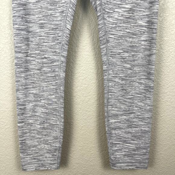 Lululemon Wunder Under Hi Rise 7/8 Tight Ice Gray Alpine White Heather Size 6 - Picture 9 of 13